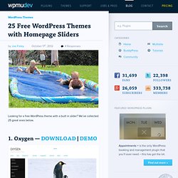 Free WordPress Themes with Slider - 25 Great Options