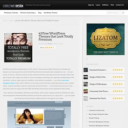 43 Free Wordpress Themes that Look Totally Premium