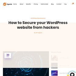 How to Secure your WordPress website from hackers