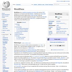 WordPress.com - Wikipedia fr