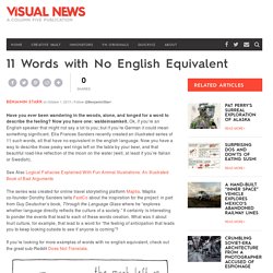 11 Words with No English Equivalent