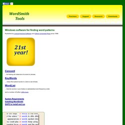 WordSmith main page