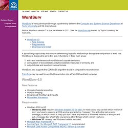 WordSurv for Windows