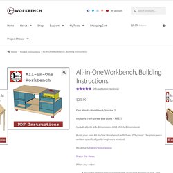 All-in-One Workbench, Building Instructions – One Minute Workbench