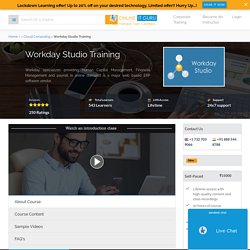 Workday Studio Training