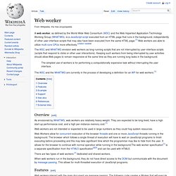 Web worker