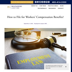 How to File for Workers’ Compensation Benefits?