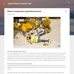 Workers’ Compensatory Legal Advisory Service