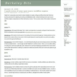A quick review of some open source workflow engines « Berkeley Bits