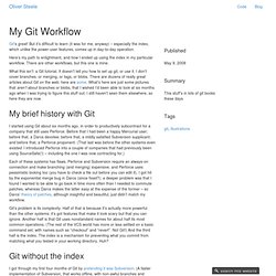 My Git Workflow