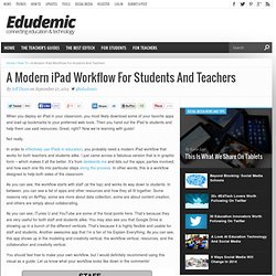 A Modern iPad Workflow For Students And Teachers