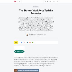 The State of Workforce Tech By Forrester