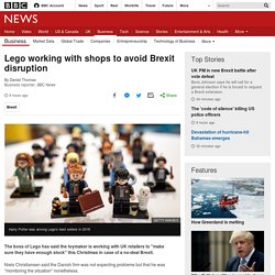 Lego working with shops to avoid Brexit disruption