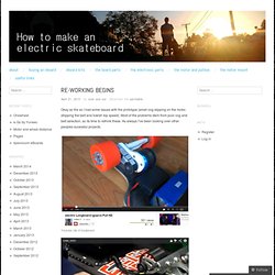 How to make an electric skateboard