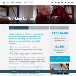 See web-page: Working Longer