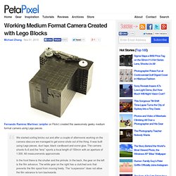 Working Medium Format Camera Created with Lego Blocks