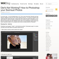 Diet's Not Working? How to Photoshop your Swimsuit Photos