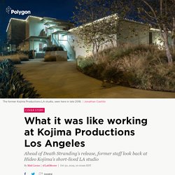 What it was like working at Kojima Productions Los Angeles