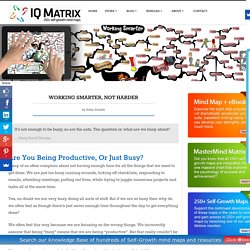 Working Smarter, Not Harder - IQ Matrix Blog