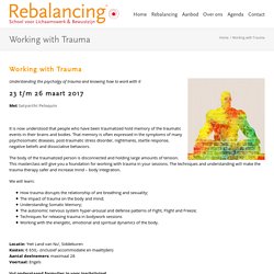 Working with Trauma - Rebalancing
