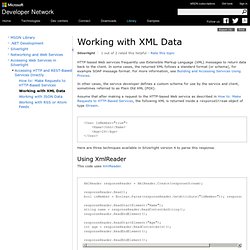 Working with XML Data