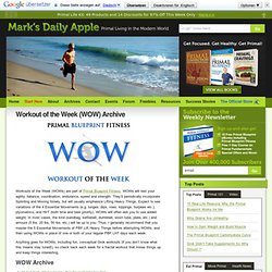 Workout of the Week (WOW) Archive