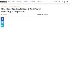 One-Hour Workout: Speed And Power-Boosting Strength Set