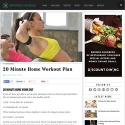 20 Minute Home Workout Plan