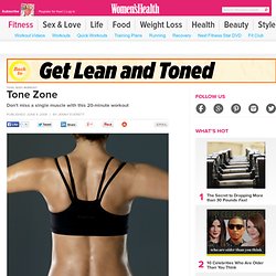 20-Minute Total-Body Toning Workout: Bicep Curls, Shoulder Press, Squats, and Planks