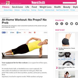 At-Home Total-Body Workouts and Sizzling Workout Music That Burn Fat Fast at womenshealthmag.com