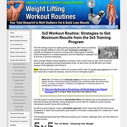 Bill Starr 5X5 Powerlifting Program