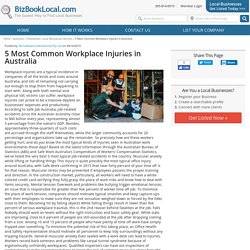 5 Most Common Workplace Injuries in Australia