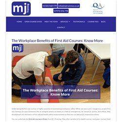 The Workplace Benefits of First Aid Courses: Know More