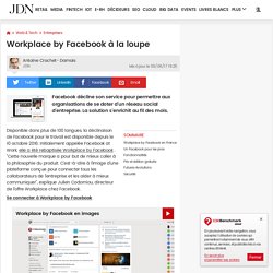 Workplace by Facebook (ex-Facebook at Work) : ce qu'il faut savoir
