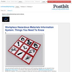 Workplace Hazardous Materials Information System: Things You Need To Know