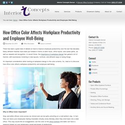 How Office Color Affects Workplace Productivity - Interior Concepts