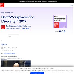 Best Workplaces for Diversity - Great Place to Work®