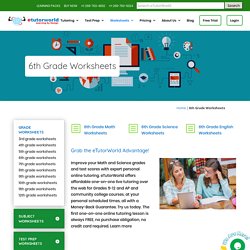 6th Grade Worksheets Online
