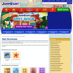 Math Worksheets Online – Free Printable Math Worksheets for Kids