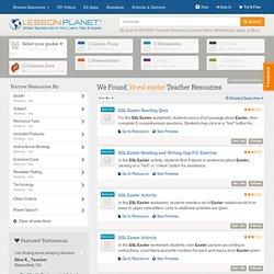 Esl Easter Lesson Plans