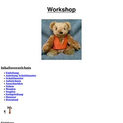 Great Teddy Bear Pattern (In German)