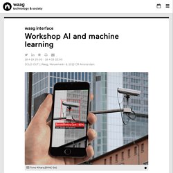 Workshop AI and machine learning