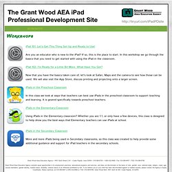 Workshops - The GWAEA iPad PD Site