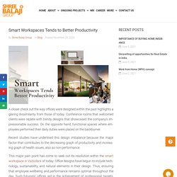 Smart Workspaces Tends to Better Productivity