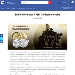 End of World War II 75th Anniversary coins