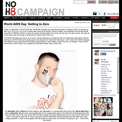 World AIDS Day: Getting to Zero