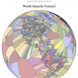 World Airports Voronoi