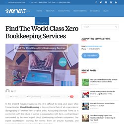 Find The World Class Xero Bookkeeping Services