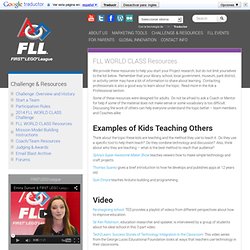 FLL WORLD CLASS Resources