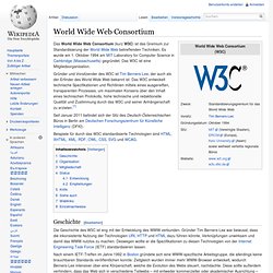 World Wide Web Consortium